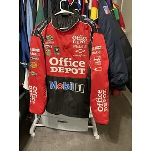 Size L- VTG Y2K NASCAR Chase Authentics Satin Jacket